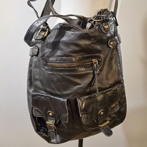 Mossimo hobo attle utility purse faux leather
